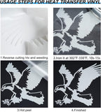 TUMIYA Glitter White HTV Vinyl - Image 4