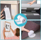 4.4''×16.5 Feet White Heavy Duty Hook and Loop Tape Adhesive, Keep Couch - Image 3