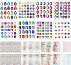 2102pcs Gems Stickers, Self Adhesive Gems - Image 3