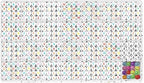 YMSDZHL Alphabet Beads A-Z 1400Pcs Letter Beads, Acrylic 4x7mm Round Letter by YMSDZHL