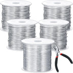 Funrous 5 Rolls 5 Size Jewelry Wire 18, 26 Gauge Copper Wire Kit Jewelry by Funrous