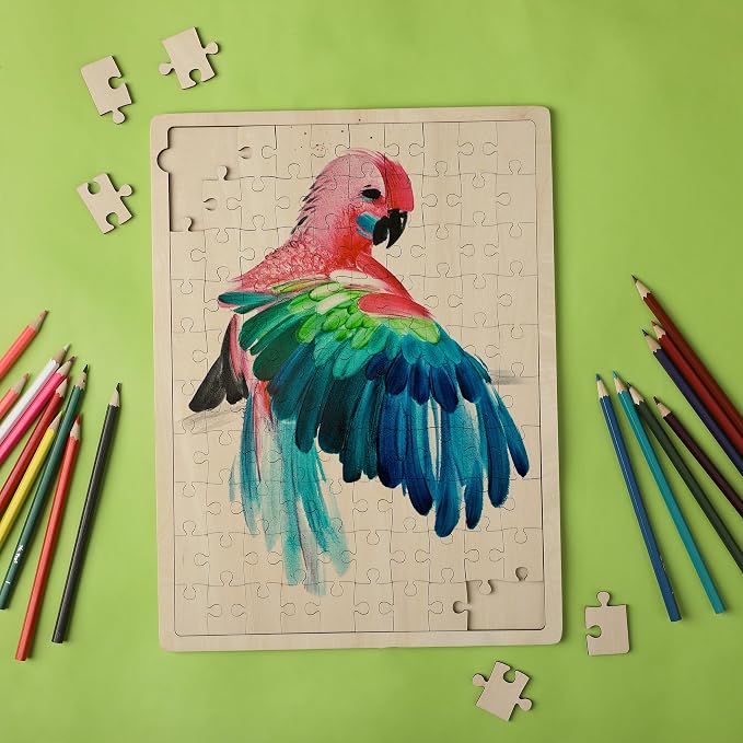 Mr. Pen- Blank Wooden Puzzle, 100 Pieces, 14.2" x 10.6" | Wooden Blank Puzzles - Image 7