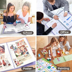 JoyCat 11 x 17 Art Portfolio Binder, 40 Acid-Free Clear Pockets Art Folder - Image 7