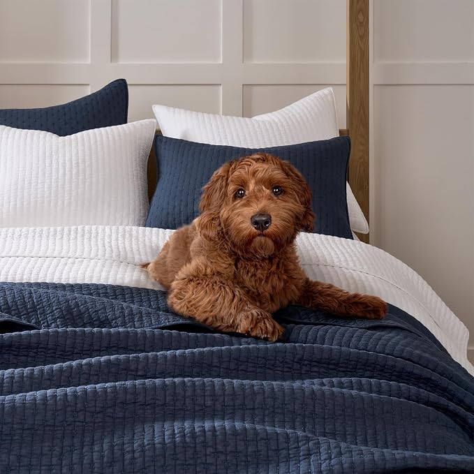 Levtex Home Cross Stitch Reversible Twin XL/Twin Quilt Set - Image 9