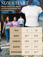 Silkfly 3 Pcs White Tie Dye DIY Cotton Cute Tee Tie Dye DIY Party Supplies - Image 4