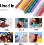 ENPOINT Color Glitter Hot Glue Sticks, Craft Adhesive Waxing Sticks Bulk - Image 4
