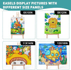 ESRICH 6 PCS 16 Inch Wood Easels, Tabletop Easel - Image 6