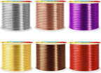 Mandala Crafts 10 GA Purple Brown Red Assorted Anodized Aluminum Craft Wire | - Image 2