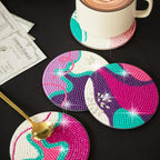 Temlum 6 Pcs Diamond Painting Coasters - Image 6