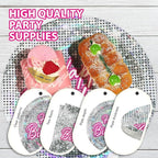 168 Pcs Hot Pink Disco Theme Party Decorations Serves 24 | Hot Pink Silver - Image 4