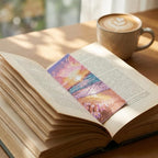 6PC Pink Beach Stamping Cross Stitch Kit - Image 4