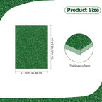2 Pack 12'' x 16'' Glitter Dark Green Acrylic Sheet, 3mm Thick Acrylic Plastic - Image 2