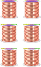 Mandala Crafts 8 Gauge Rose Gold Tone Combo Anodized Aluminum Craft Wire | 120 - Image 2