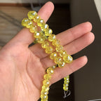 300pcs 8mm Crystal Glass Beads for Jewelry Making Faceted Rondelle Flat Beads - Image 2