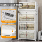 UAMFURI Stackable Storage Bins, 1440QT Collapsible Drawers - Image 8