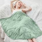Weighted Lap Blanket 7 lbs for Adults, Luxury Soft Small Weighted Blanket - Image 8