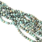 45PCS 8mm Natural African Turquoise Stone Gemstone Round Loose Beads - Image 4