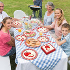 Qyeahkj 100 Pcs Apple Party Supplies Back to School Plates and Napkins Fruit - Image 7