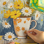 Zhenqing Floral Cross Stitch Kit - Image 4