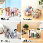 Multiuse Caddy Organizer with Handle, Portable Plastic Tote Bin - Image 2