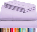 LuxClub 4 PC King Sheet Set, Breathable Luxury Bed Sheets, Deep Pockets 18" by LuxClub