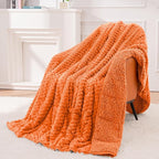 Super Fuzzy Soft Fleece Sherpa Weighted Blanket 20 lbs - Image 9