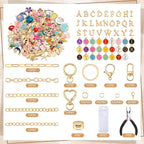 BESARME 900PCS Lip Gloss Keychain Making Kit - Image 2