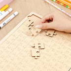 Mr. Pen- Blank Wooden Puzzle, 24 Pieces, 11.8" x 8.8" | Wooden Blank Puzzles to - Image 7