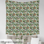 Wild Duck Fabric by The Yard, Tropical Banana Fruits WaterproofFabric, Rustic - Image 4