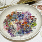 50 Pieces Natural Flower Themed Transparent Stickers - Image 4