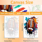 Mandun 3 Pack Paint by Numbers for Adult, Ball Paint by Numbers Kit for Adults - Image 2