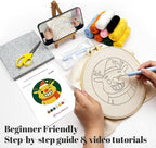 Christmas Punch Needle Kit for Adult Beginner, Fun DIY Needle Point Craft for - Image 4
