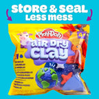 Play-Doh Air Dry Clay Bundle, 4 Squishy Air-Dry Clays in 4 Colors, Arts and - Image 5
