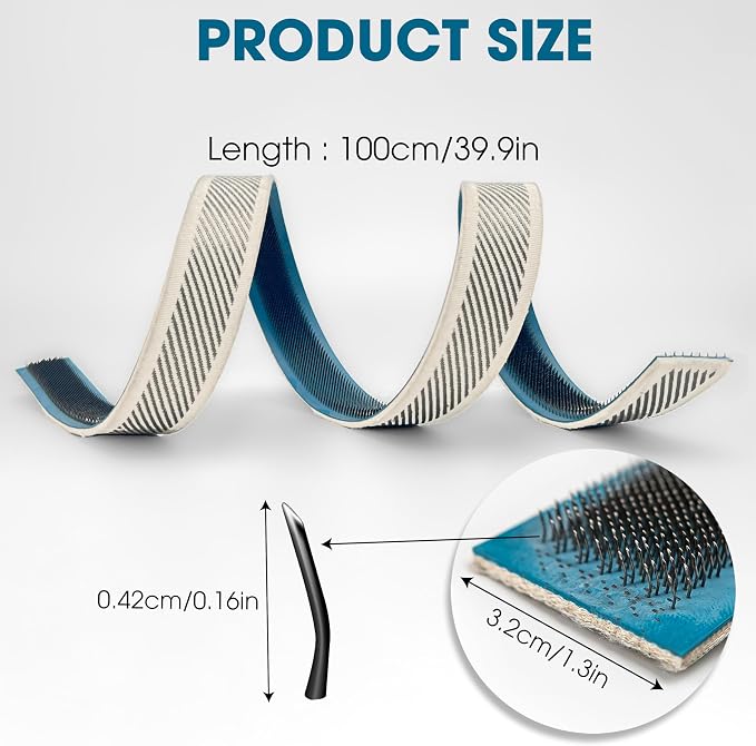 Marsrut Gripper Strip for Hooking Tufting Frame, 40 Inches Length, Parts - Image 2