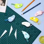 6 Pieces Mini Keychain Box Cutter Small Cute Utility Knife Box Cutter - Image 6