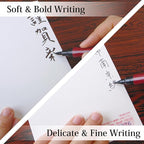 Kuretake Fude Brush Pen NIHON-DATE KABURA, hard and soft dual tip marker - Image 6