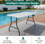 2 Pack Folding Table 5ft - Image 3