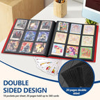 Card Binder, EDUDIIU 9 Pockets Premium Trading Card Binders, Cards Collection - Image 3