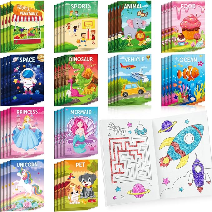 BenLouis Coloring Books Party Favors Bulk Mini Coloring Books by BenLouis