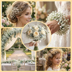 6500+ Mini Dried Baby's Breath Flowers, Wedding Wreath, Card Making, Home Decor - Image 3