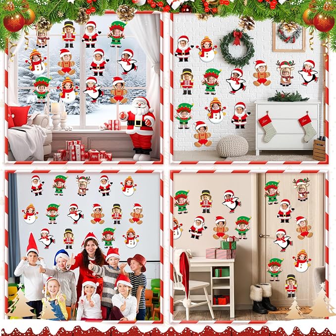 48 Set Christmas Santa Elf Reindeer Snowman Nutcracker Gingerbread Man Penguin - Image 6