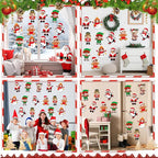 48 Set Christmas Santa Elf Reindeer Snowman Nutcracker Gingerbread Man Penguin - Image 6