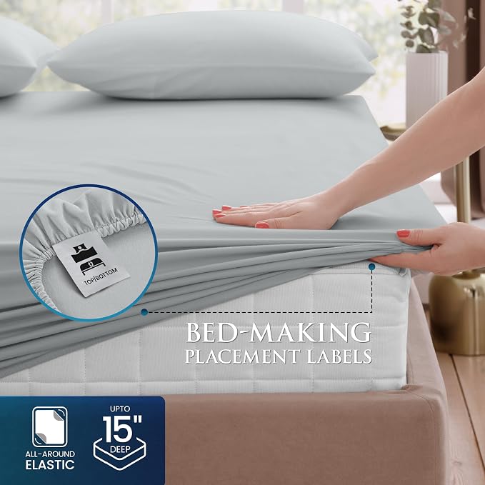 Utopia Bedding King Size 4 Piece Sheet Set - Image 3