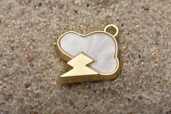 Pack of 20 Shell Charms Gold Plated Pendants Color Retention Pendants - Image 4