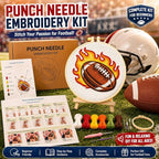 ZMYORAH American Football Punch Needle Kit - Image 6