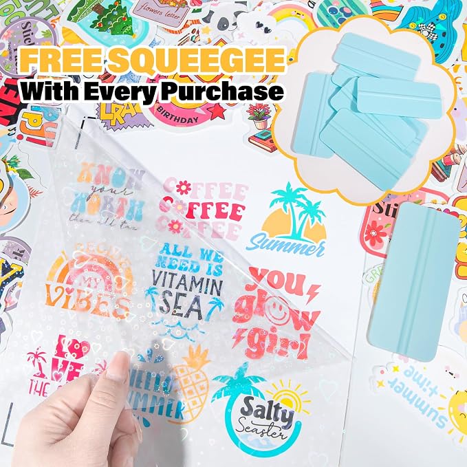 TECKWRAP Holographic Sticker Paper Laminating Sheets - Image 5