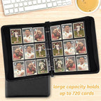 GERMUN 9 Pocket Trading Card Binder, 720 Cards, 40 Top-Loading Pages, Double - Image 7