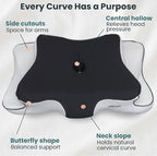 Cervical Neck Pillow for Sleeping – Cooling Memory Foam Cervical Pillow for - Image 4