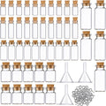Sherli 45 Pcs Mini Tiny Glass Jars Small Bottles by Unknown