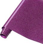 Tintnut Purple Glitter Heat Transfer Vinyl Roll, easy cut & weed, stretch by Tintnut